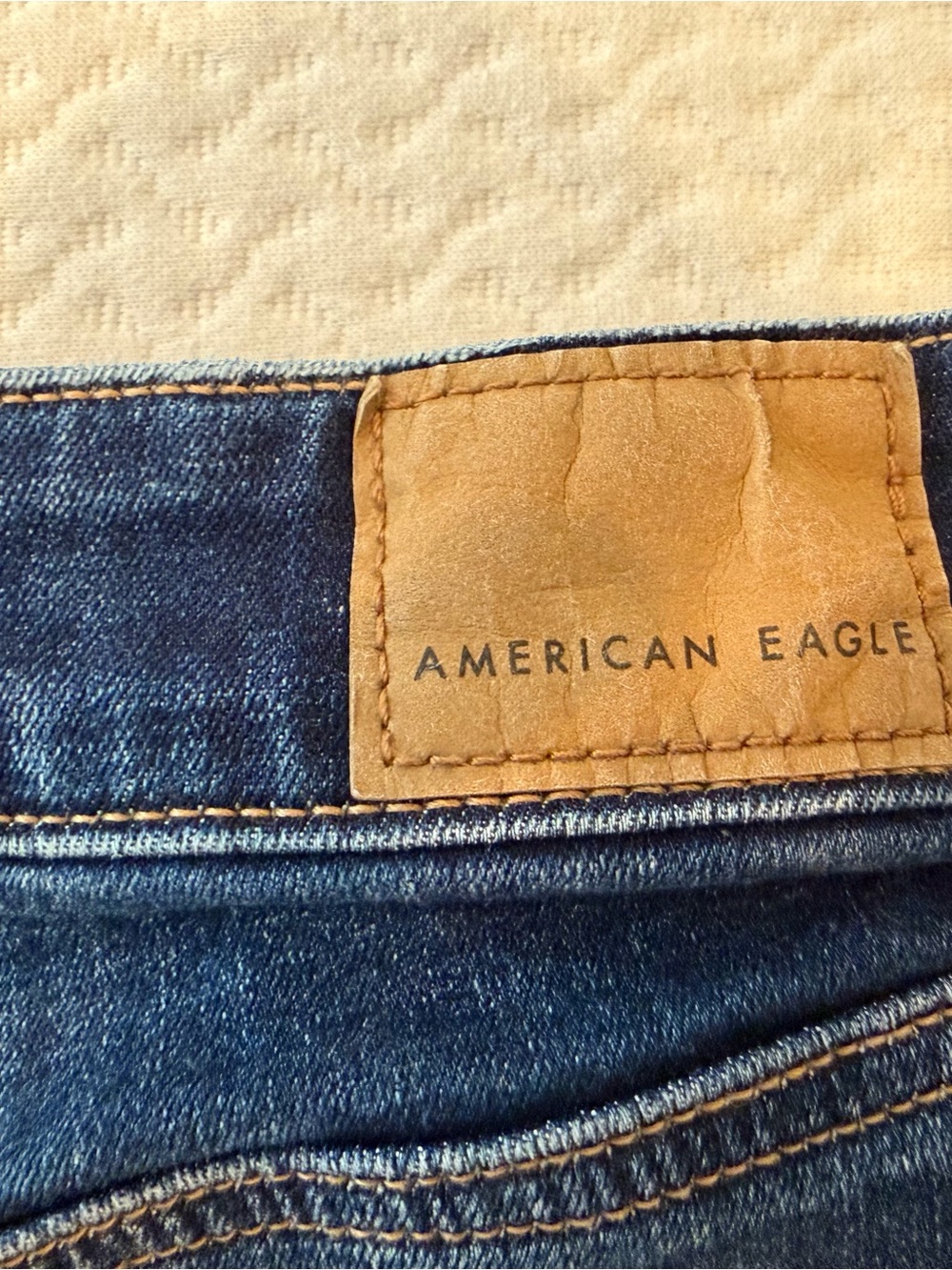 American Eagle Outfitters Blue Denim Jeans - Next Level Stretch - Midi - Picture 4 of 6
